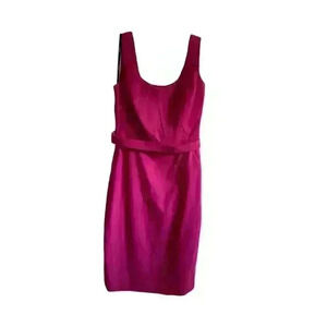 VERSACE PINK SLEEVELESS ZIP UP BACK FULLY LINED DRESS SIZE SMALL